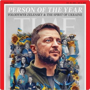泽连斯基成了《时代》杂志年度人物
